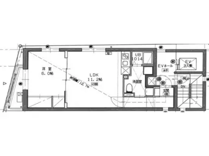 東陽3丁目マンション(1LDK/3階)の間取り写真