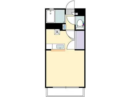 ファミリーマンションV(ワンルーム/5階)の間取り写真
