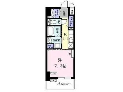 グレースヒルズ金山(1K/11階)の間取り写真