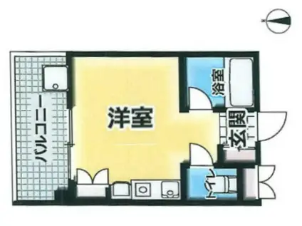 元町MGレジデンスIII(ワンルーム/8階)の間取り写真