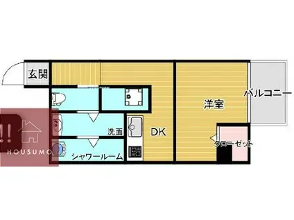 新大阪川島マンション(1DK/5階)の間取り写真