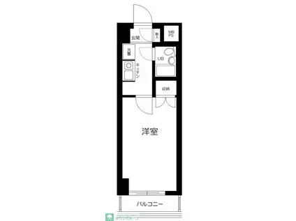 日神パレステージ三鷹(1K/1階)の間取り写真