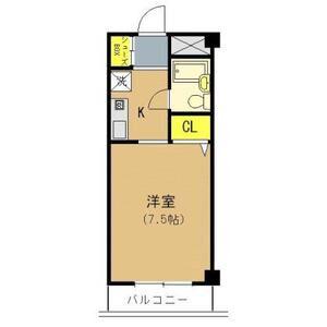 ハイム23(1K/3階)の間取り写真