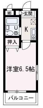 東武東上線 志木駅 徒歩5分 3階建 築30年(1K/1階)の間取り写真