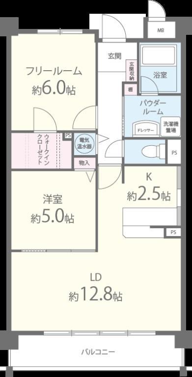 ソリエ ベーネ(1SLDK/3階)の間取り写真
