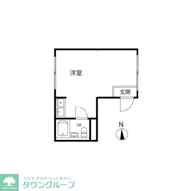 レピュート関町北(ワンルーム/1階)の間取り写真