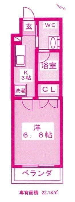 GATHER HOUSE 宮崎台(1K/1階)の間取り写真