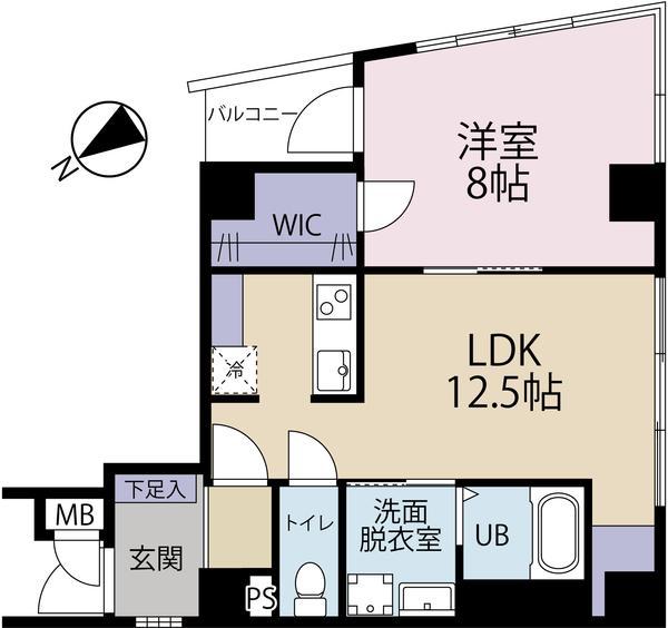 大森北1丁目マンション(1SLDK/3階)の間取り写真