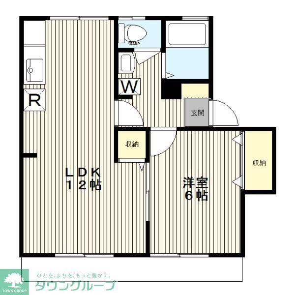セジュール鳥山(1LDK/1階)の間取り写真