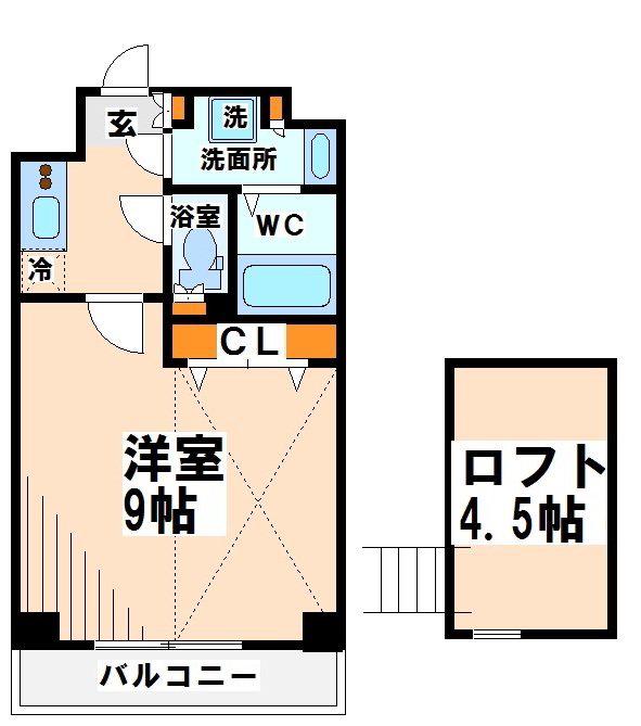 HIVER 弊社管理物件(1K/3階)の間取り写真