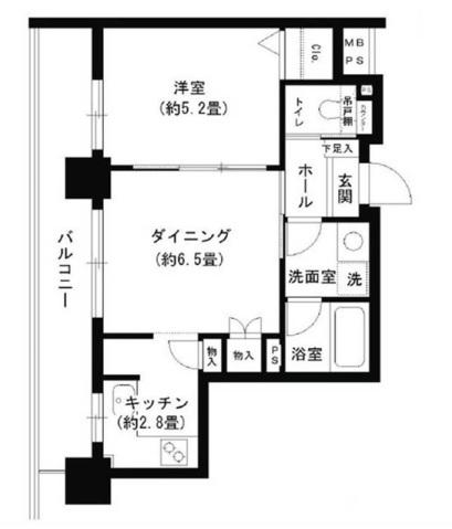 クリオ文京小石川(1LDK/9階)の間取り写真