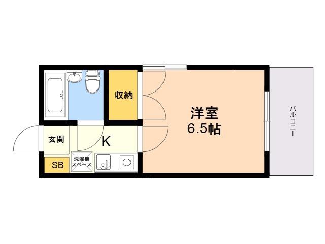 ARK赤坂(1K/4階)の間取り写真