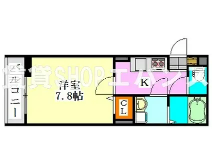 リブリ・ミニヨン(1K/2階)の間取り写真