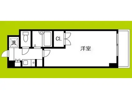 リファインハイツナカモト(1K/3階)の間取り写真