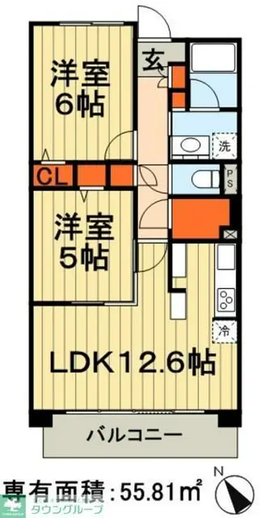 セディアヴィラージュ 1階階 間取り