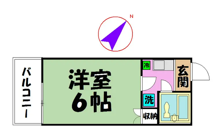 スパークルシティ 2階階 間取り