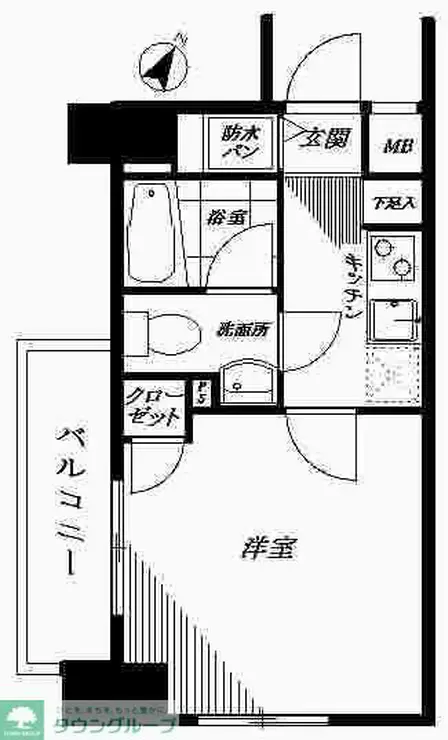 ファーストプレイス大崎 1階階 間取り