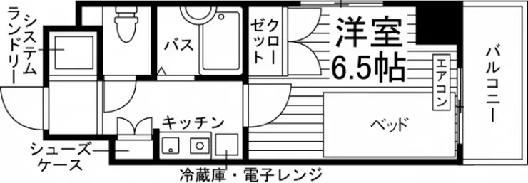 ラフィネ込山 5階階 間取り