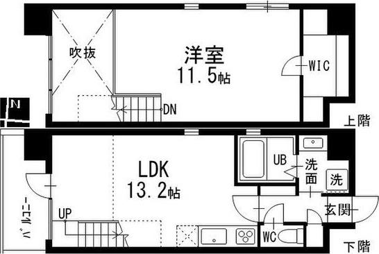 丸の内スクエア(1LDK/8階)の間取り写真