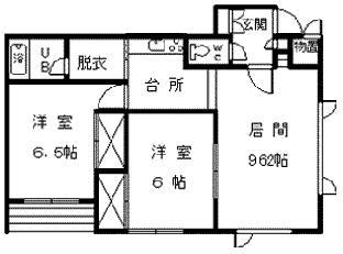 SKIII(2LDK/2階)の間取り写真