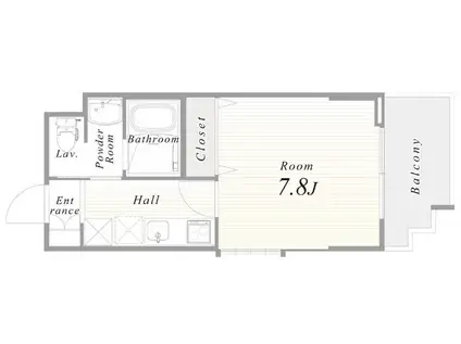 CITY PRIME北参道 シティプライム北参道(1K/4階)の間取り写真