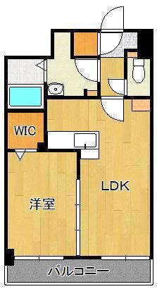 B REGIS(1LDK/2階)の間取り写真