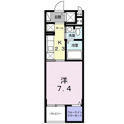 アルドーレ・インプレス(1K/3階)の間取り写真