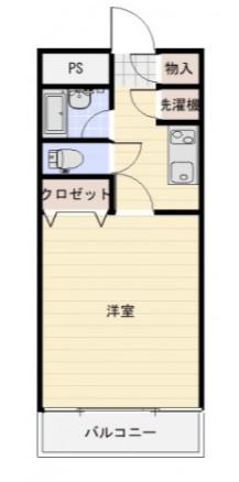 サドラーズウェルズ(1K/5階)の間取り写真