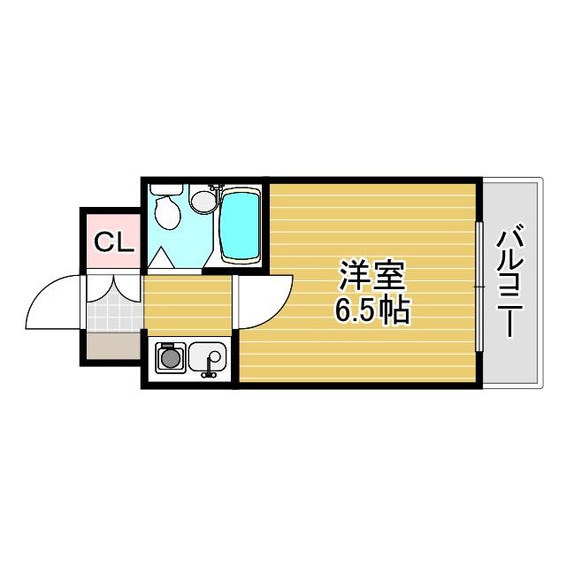 リバーサイド池(1K/3階)の間取り写真