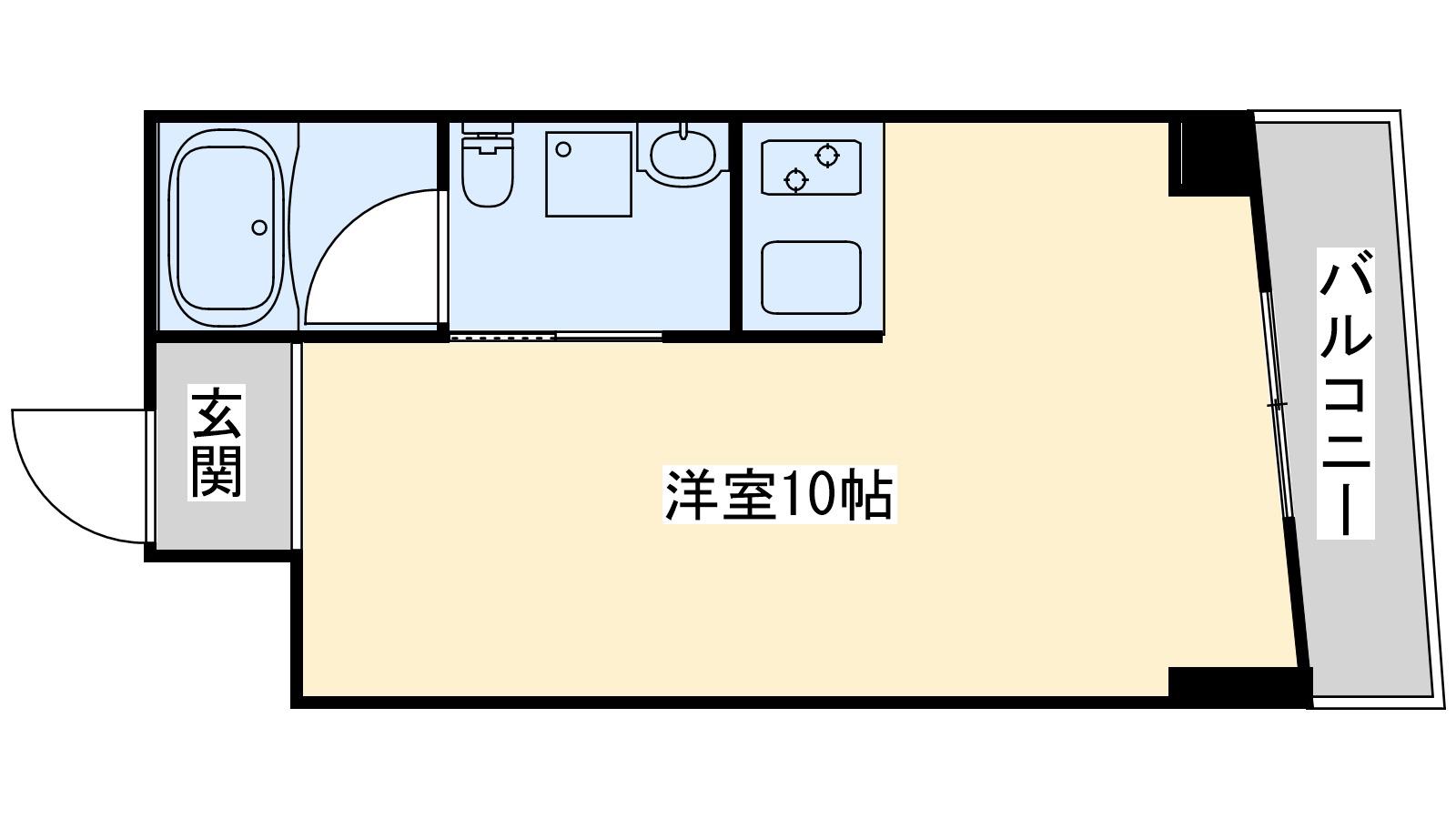 アネックス新大阪(ワンルーム/8階)の間取り写真