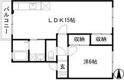 蒲田ソルステージ(1LDK/2階)の間取り写真