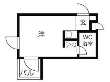 アートメゾン成増ヶ丘(ワンルーム/4階)の間取り写真