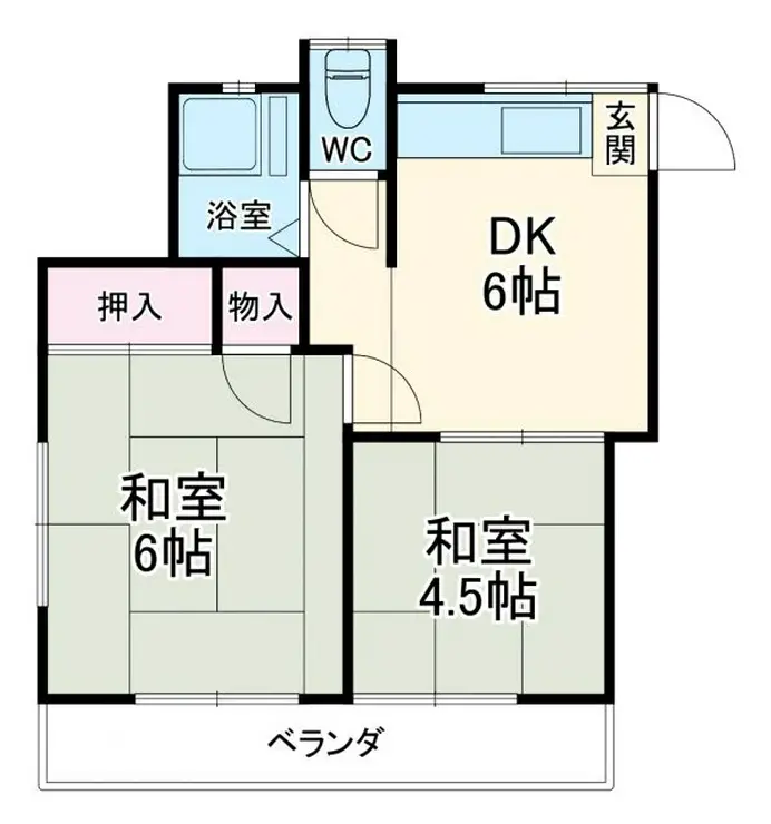 ハイツ光 2階階 間取り