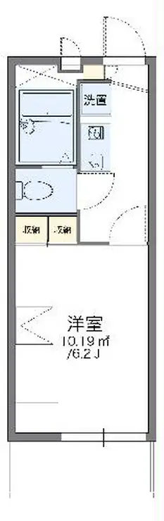 レオパレス山崎85 3階階 間取り