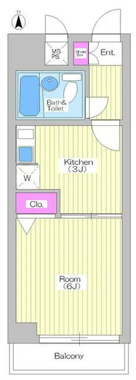 ライオンズマンション板橋中丸町 2階階 間取り