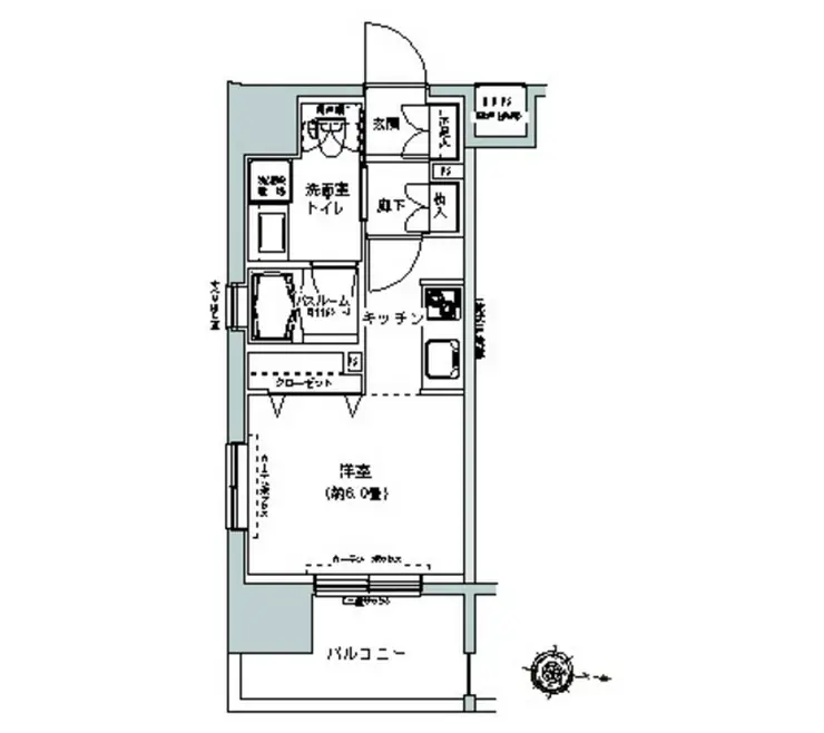 パークキューブ板橋本町 8階階 間取り