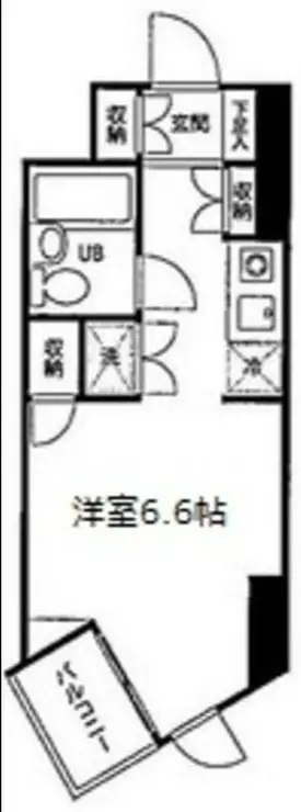 ドミトリー原町田 4階階 間取り