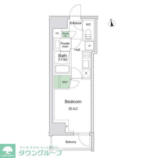 スタイリオ川崎(1K/8階)の間取り写真