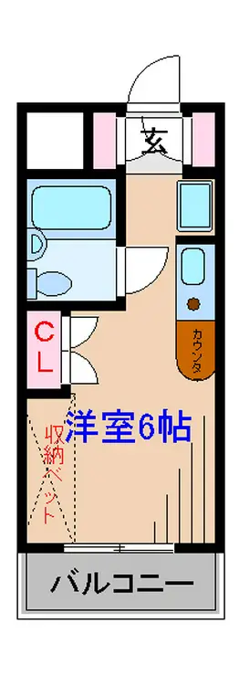 ベルトピア日吉II 4階階 間取り