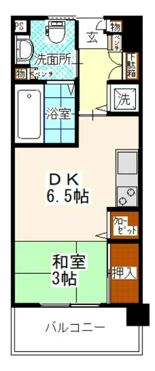 エスタシオン高砂 6階階 間取り