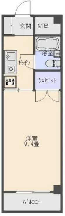 101セントラルビル 5階階 間取り