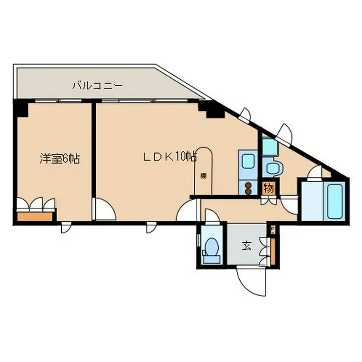 レジディア文京音羽 8階階 間取り