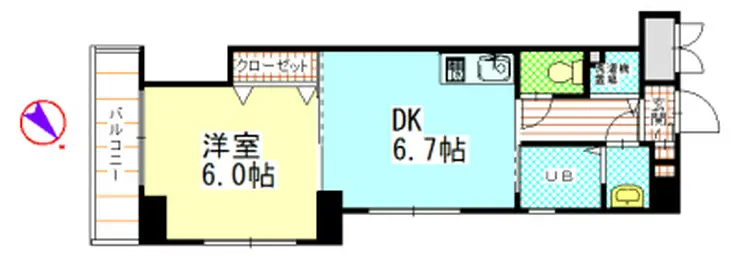 レジデンス馬事公苑 3階階 間取り
