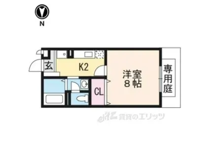 ネオコーポ・アイ(1K/1階)の間取り写真