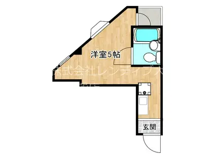 SOAピアレス(ワンルーム/3階)の間取り写真