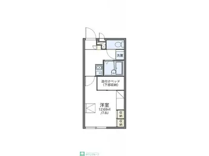 レオパレスYSOTSUKA(1K/2階)の間取り写真
