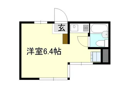 ガーベラ大手町(ワンルーム/5階)の間取り写真