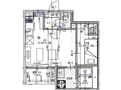 JACK KOYOIII(1LDK/2階)の間取り写真
