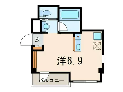 CASA PICCOLO(ワンルーム/3階)の間取り写真