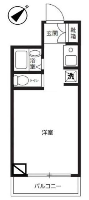 ウィンベルソロ西川口第10(ワンルーム/5階)の間取り写真